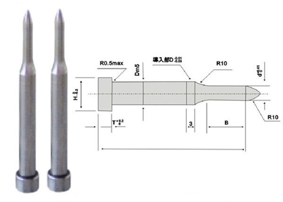 Alcrona Die Punch Pins SKH51, Dập lỗ vuông tùy chỉnh