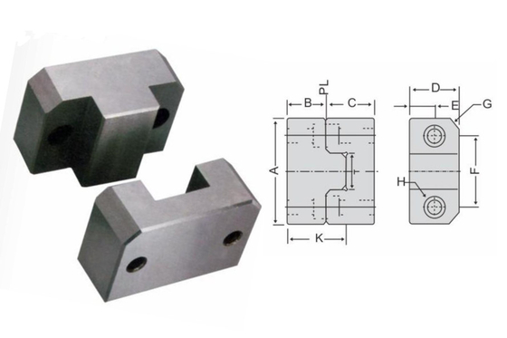 JIS TBS Square Interlock Loại thẳng cho các bộ phận khuôn ép nhựa