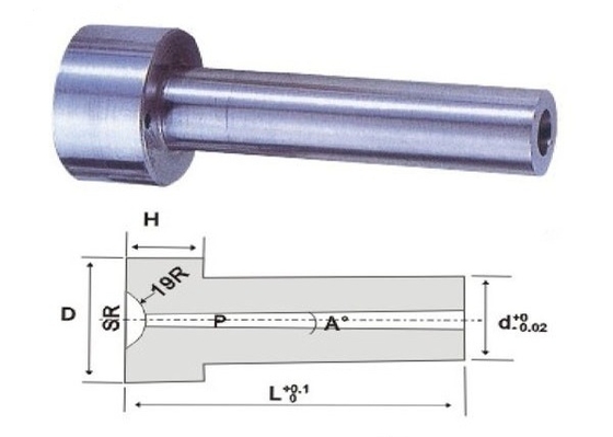 S45C SDK61 SKD11 Vật liệu Ống lót Sprue cho khuôn ép nhựa