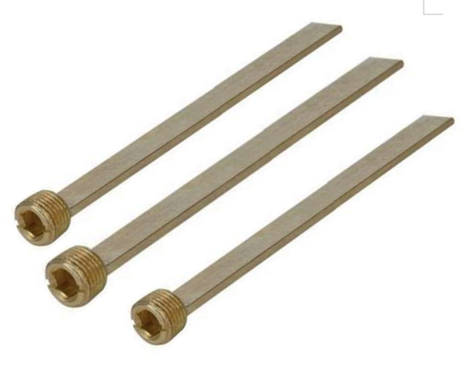 Bộ phận khuôn chính xác L50 L100 Phích cắm thẳng bằng đồng thau cho khuôn ép nhựa